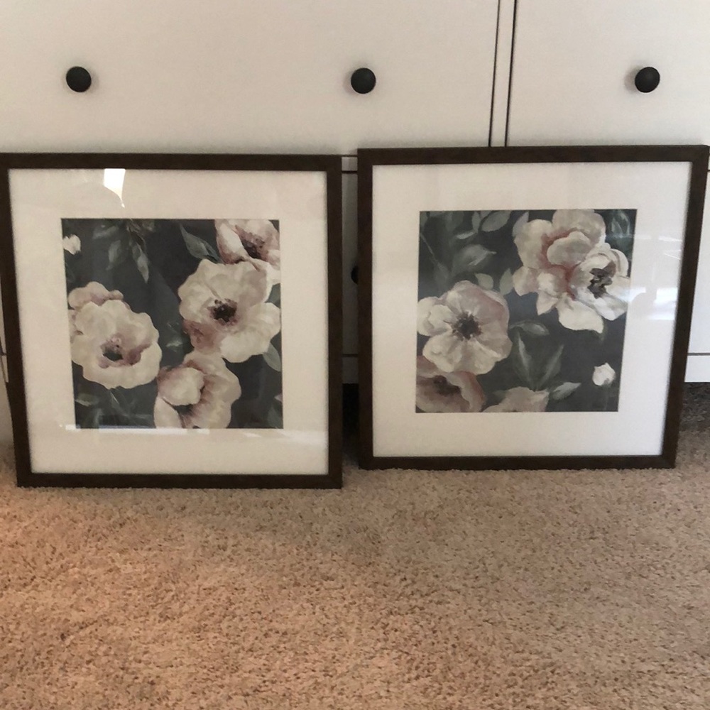 Set of Floral Artwork